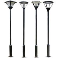 Aluminum landscape lights in residential areas