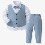 Boys' formal attire occasions wear small suits in spring style
